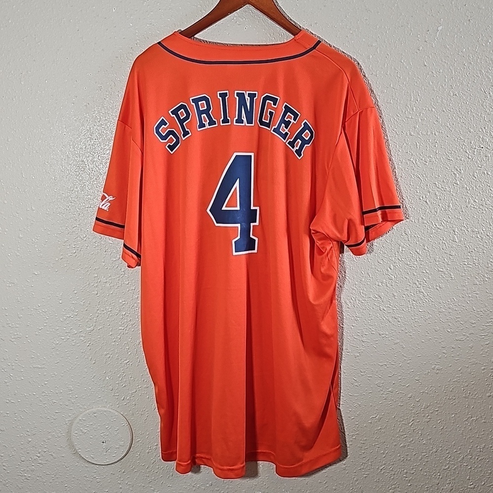 Houston Astros George Springer Orange Jersey.